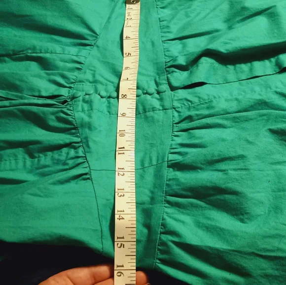 Structured peplum top with button waist - Picture 5 of 15